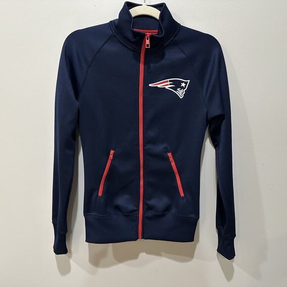 New England Patriots Womens Nike NFL Apparel Full Zip Med Weight Jacket Size XS - Picture 1 of 6